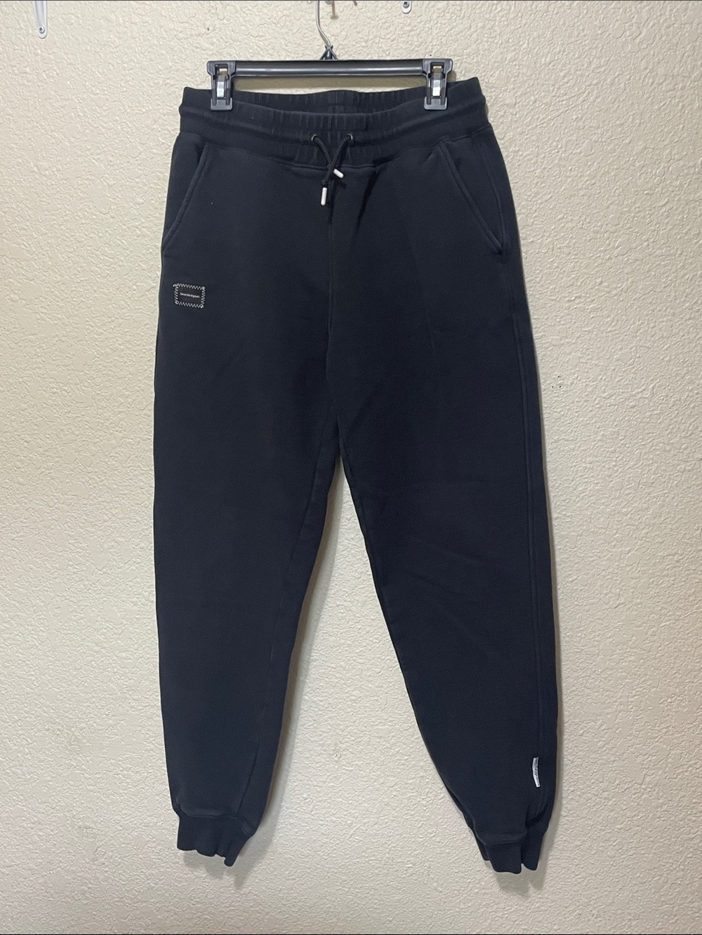 Bearded Goat Men's Black Cuffed Joggers. Good Condition. Size L.